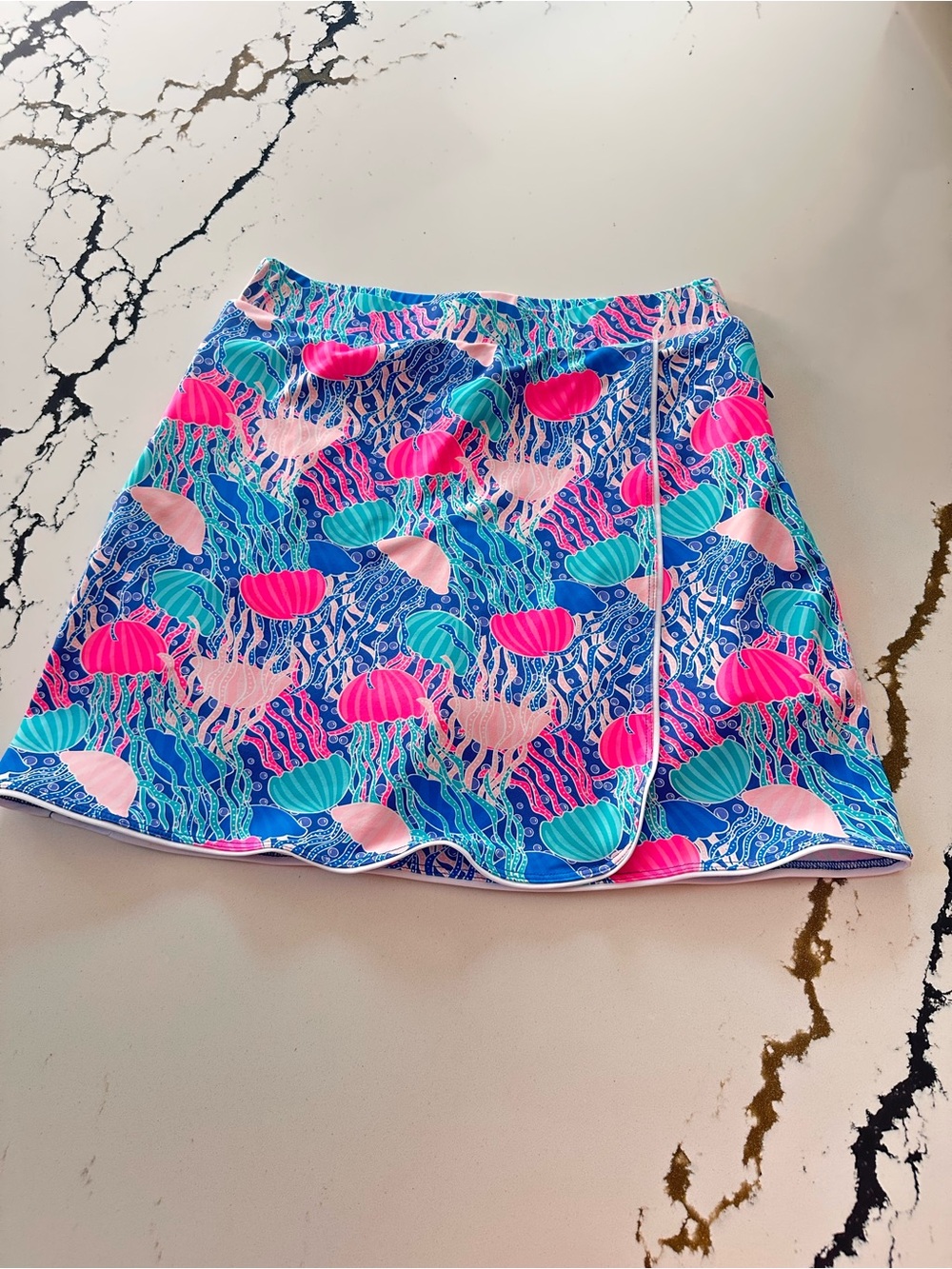 Lulu-B Athletic Skort, Women's Size XS, Jellyfish print